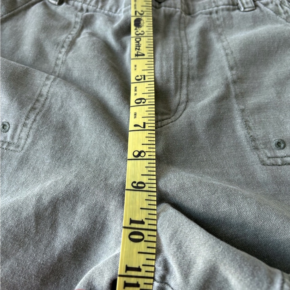 Lucky Brand Olive Green Size 32 Cargo Short Cotton Raw Hem Pocket Grunge Utility - Picture 15 of 16